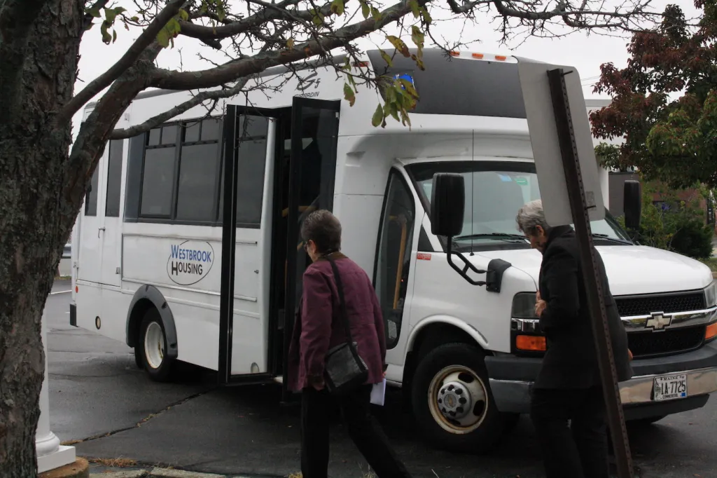 Participants head back to Westbrook Housing