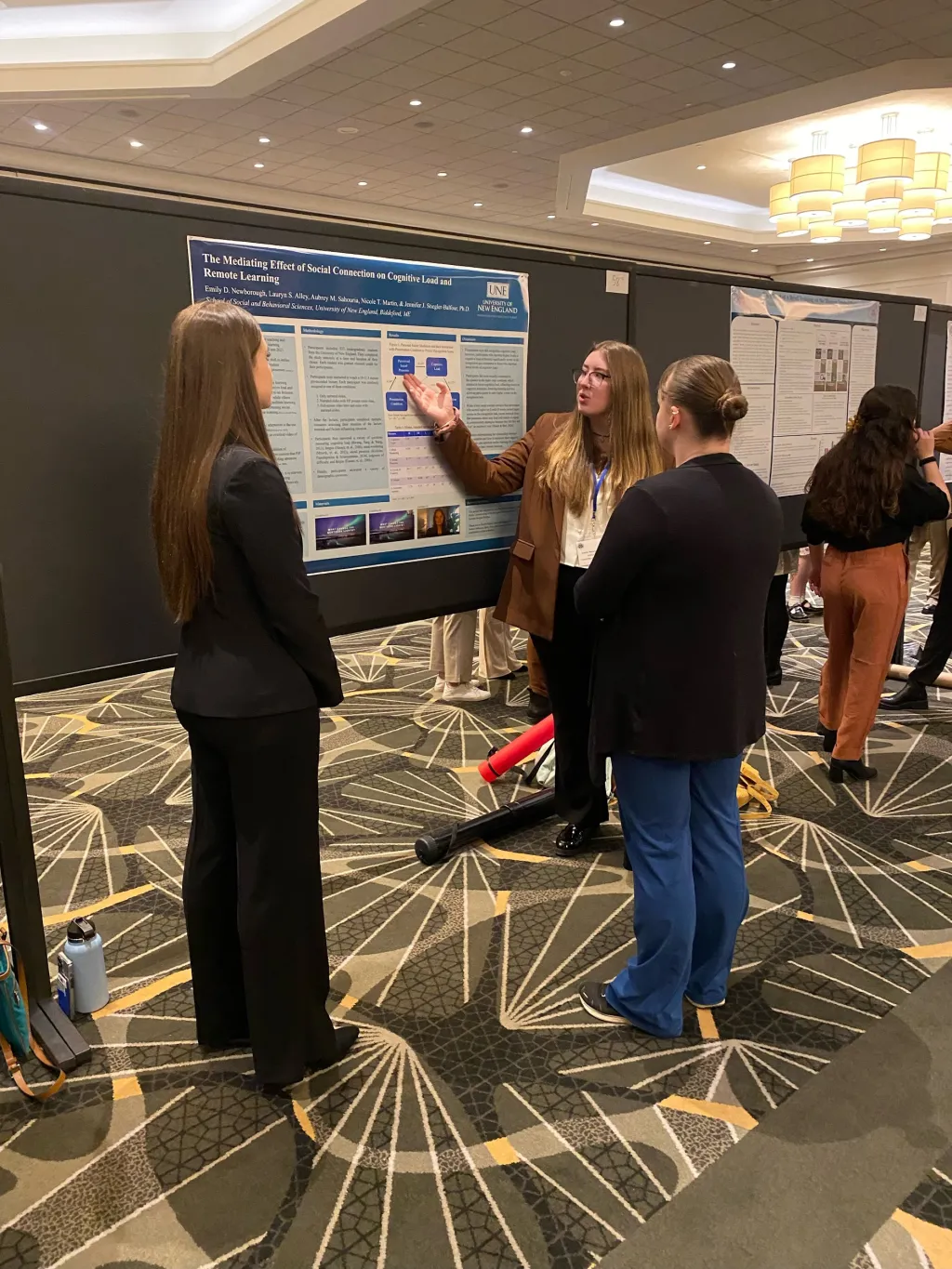 Emily Newborough presents her research