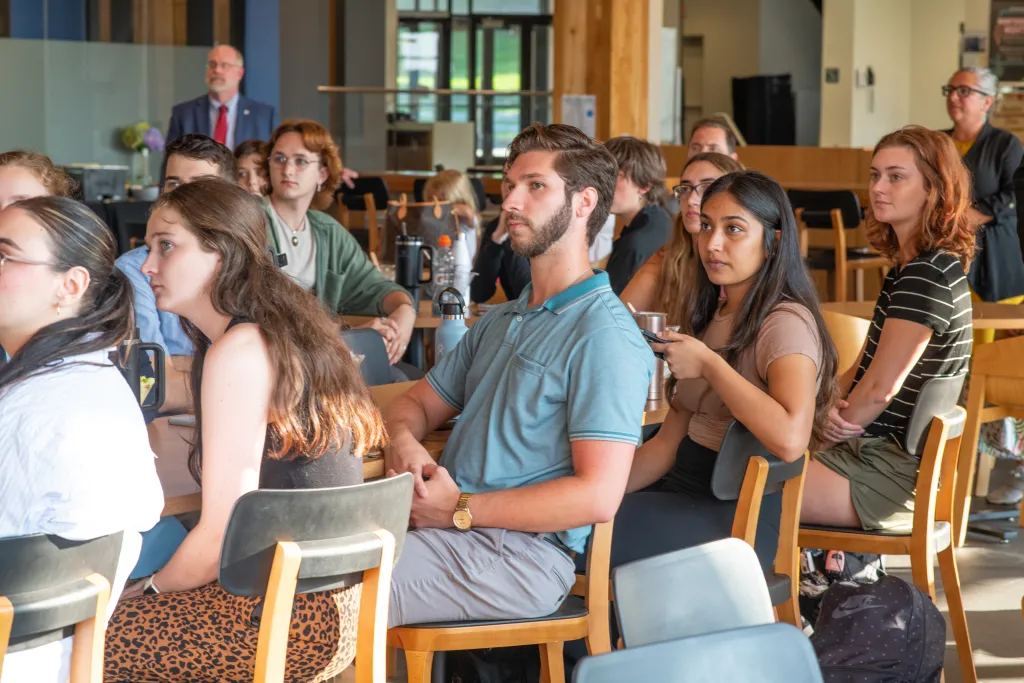 students attend the CXL grand opening