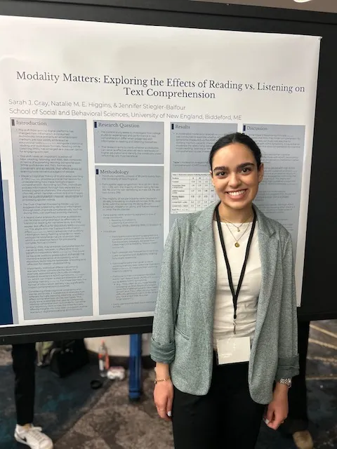 UNE students and faculty present two research studies at the 96th Annual Eastern Psychological Association Conference