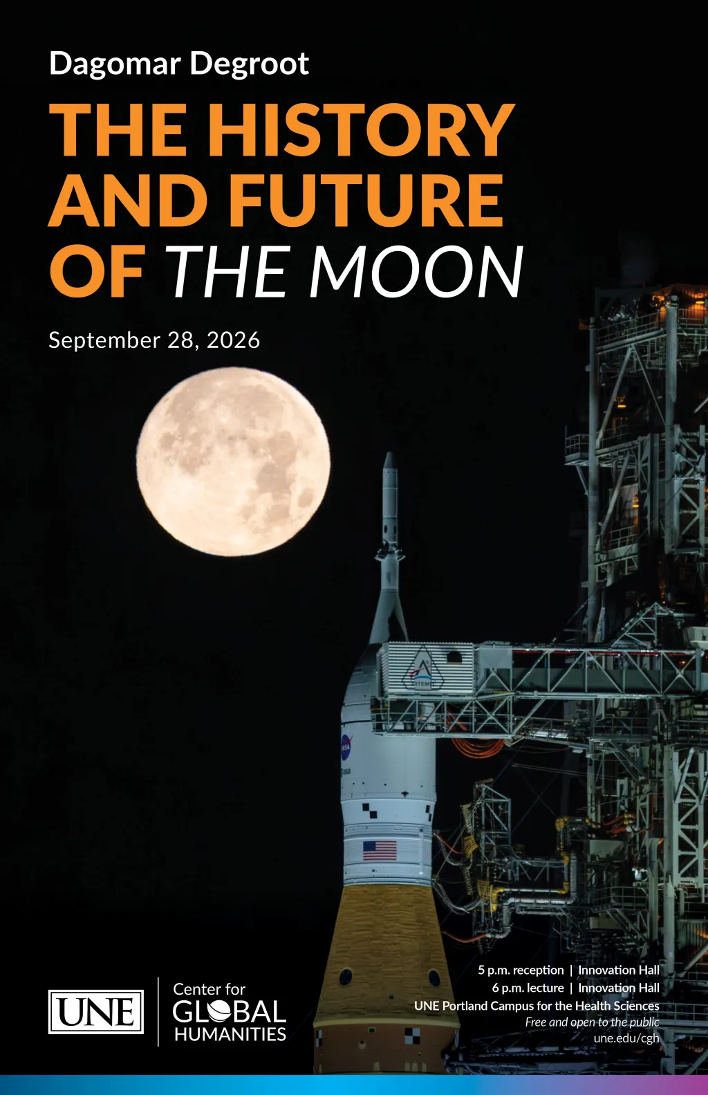 The History and Future of the Moon Poster