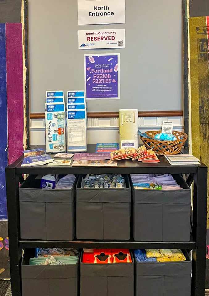 "Period Pantry" at the Equality Community Center