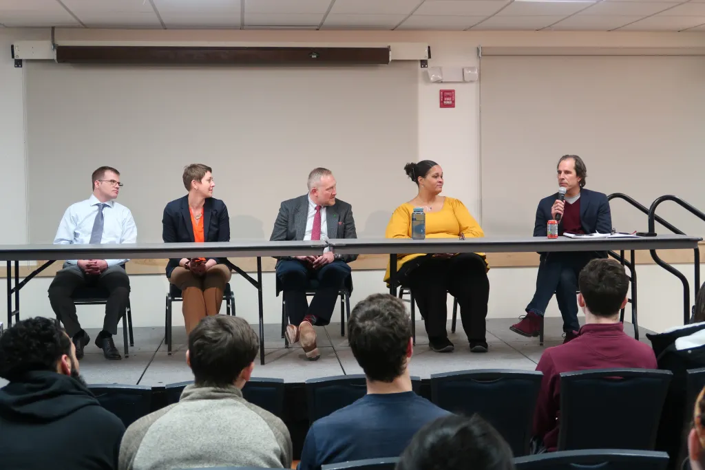 Experts from UNE encouraged discussion and answered questions about mental health issues