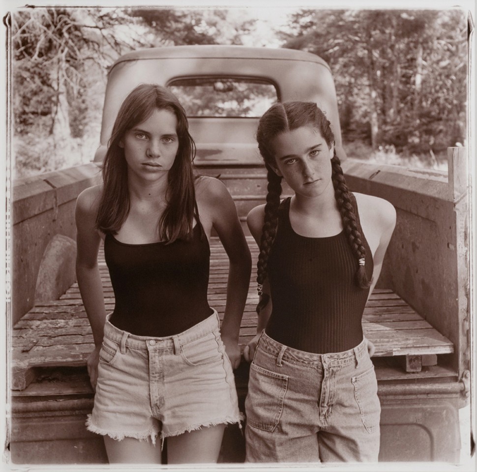 "Two Girls by the Truck" by Jack Montgomery
