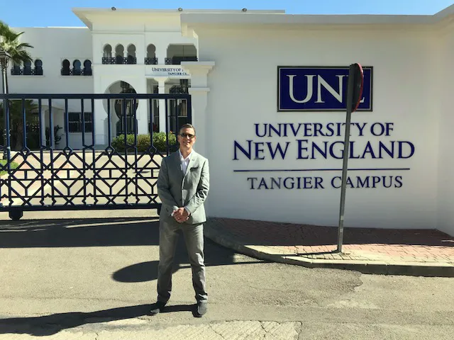 On campus