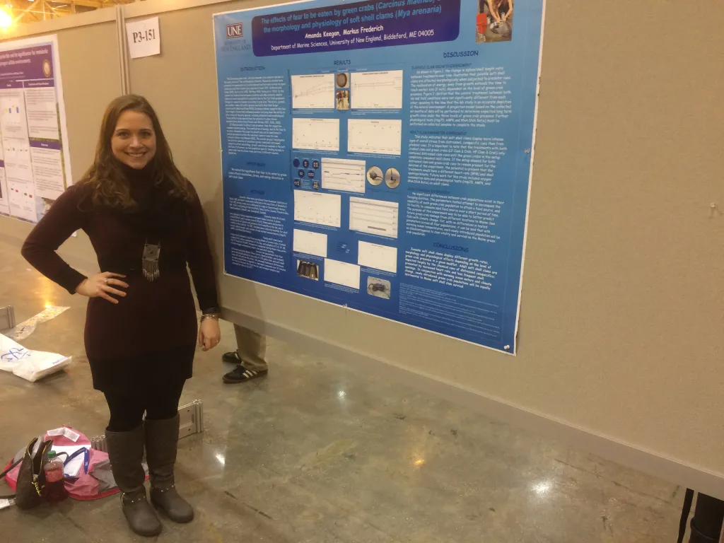 Amanda Keegan presents, "The effects of fear to be eaten by green crabs (Carcinus maenas)"