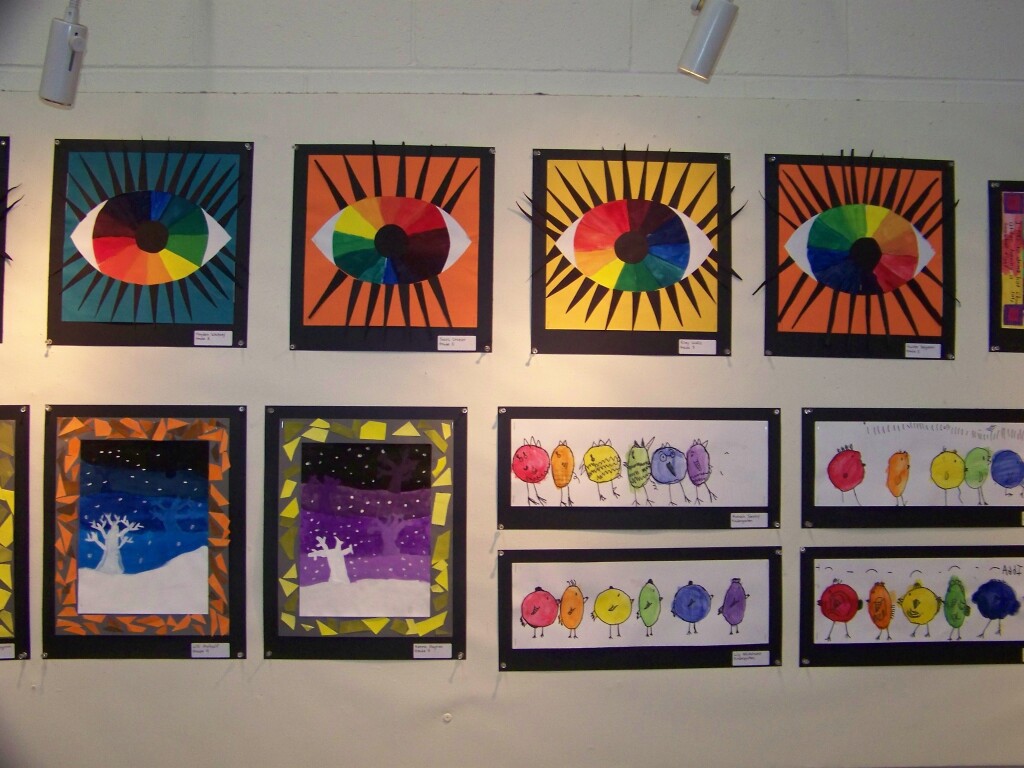 Work by students at Dayton Consolidated Schools