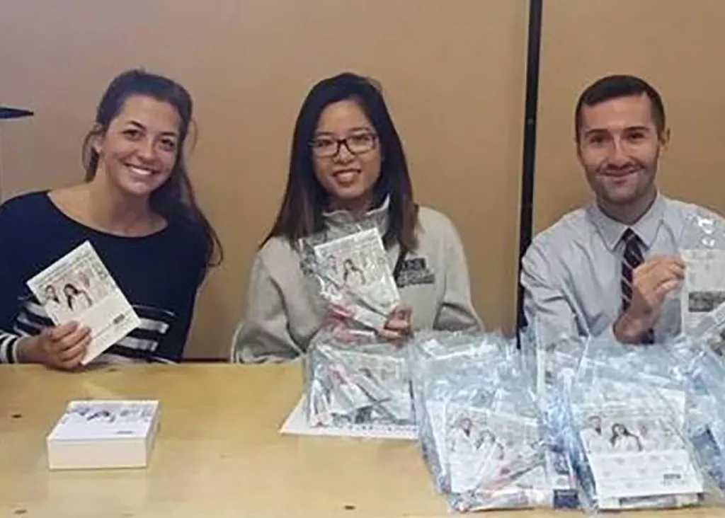 UNE dental students educate attendees at the Deaf Culture Festival