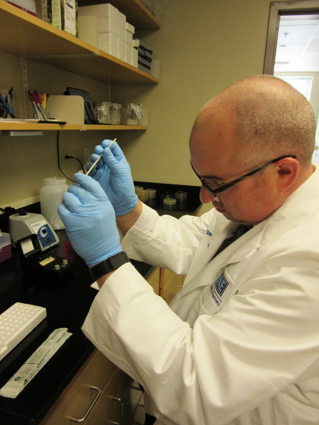 George Allen in his lab