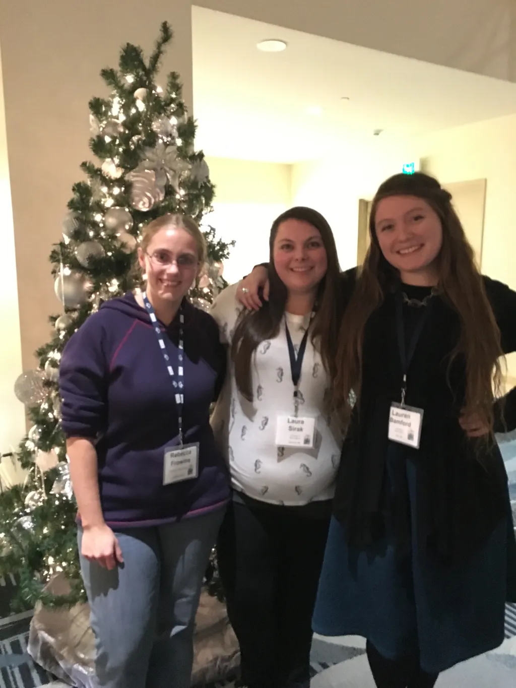 Rebecca Frowine, Laura Sirak and Lauren Bamford