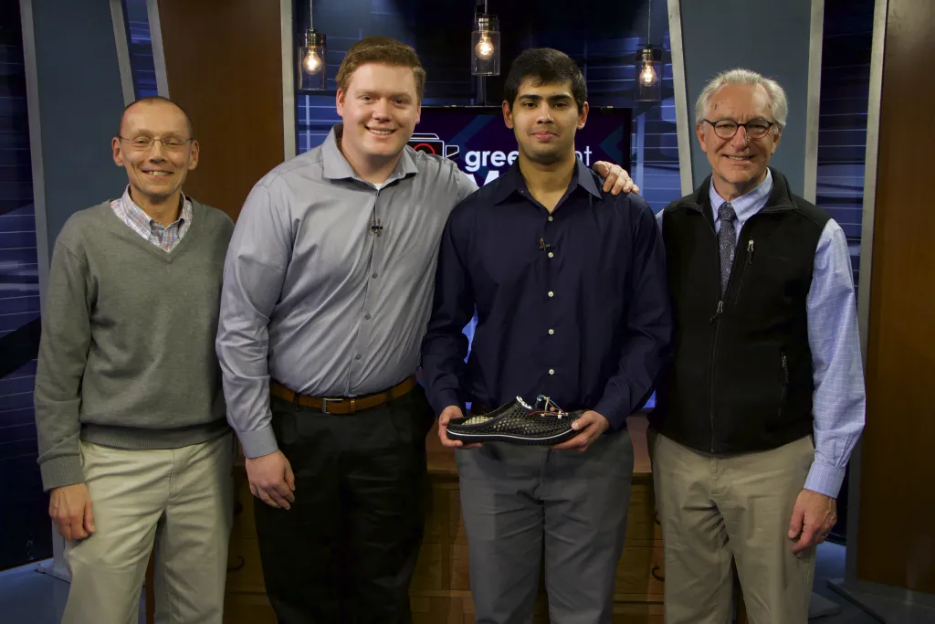 UNE’s Mike Sheldon, Keith Reilly, Raja Muthyam, and Joshua Hamilton