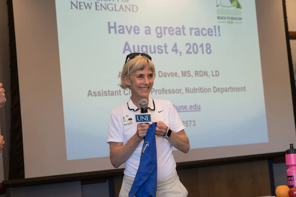 Olympic gold medal winner Joan Benoit-Samuelson founded the Beach to Beacon race