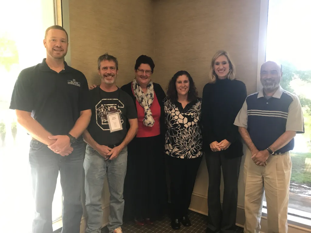L-R: Facilitators David Stewart, Lorne Hofseth, Gayle Brazeau, Kimberly Plake, Kim Adcock, and Mohammed Islam