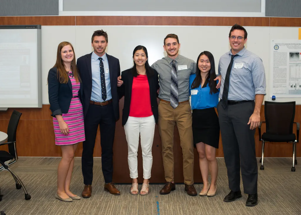 L-R: Robyn Reese, Nate Mullen, Kaitlyn Chin, Nicholas Croce, Elizabeth Kim and Joseph Heath