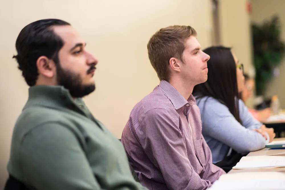 UNE College of Pharmacy students attend hospice certification training