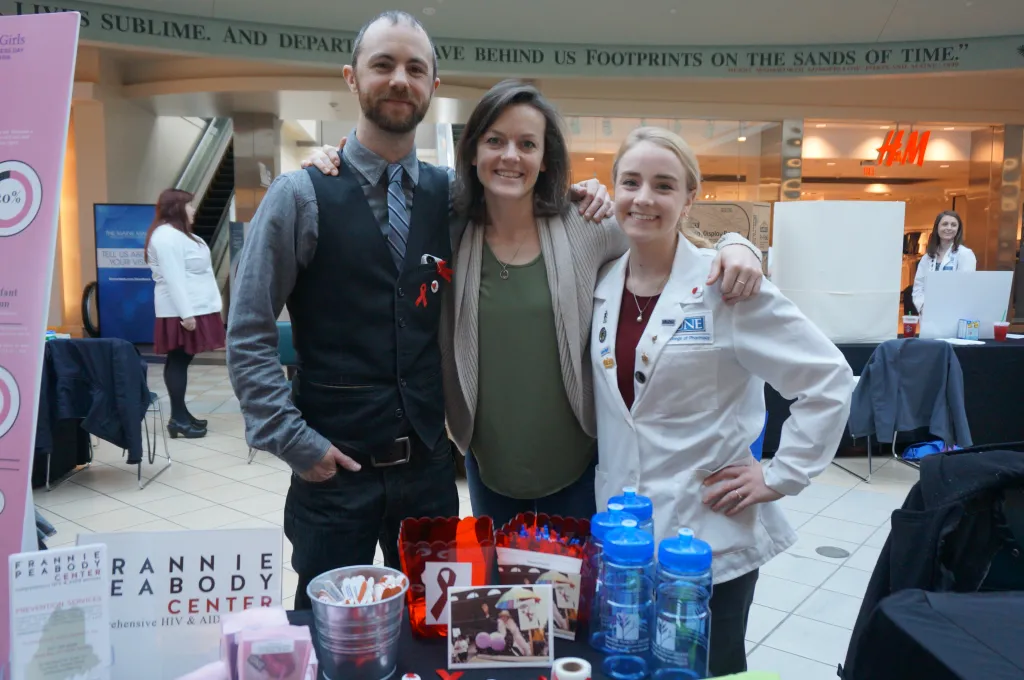 Frannie Peabody Center staff attend the health fair