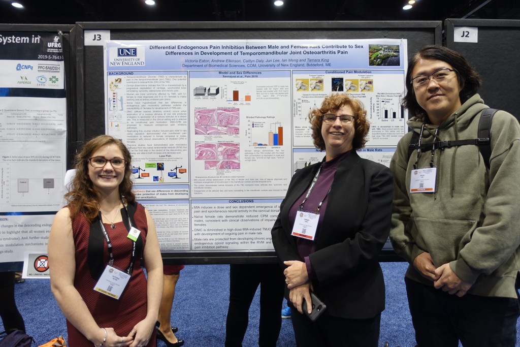 King lab manager Vitoria Eaton, Tamara King, associate professor of physiology, and Soon ‘Jun’ Lee, postdoctoral fellow