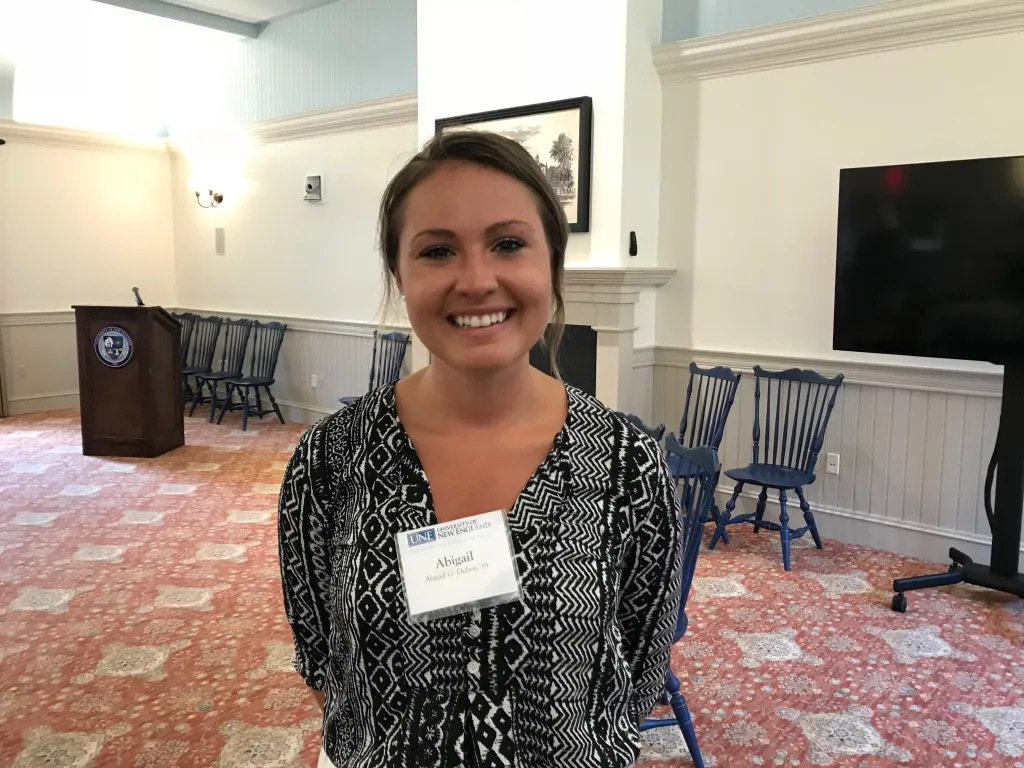 Abigail Dubois has a degree in Applied Exercise Science from UNE