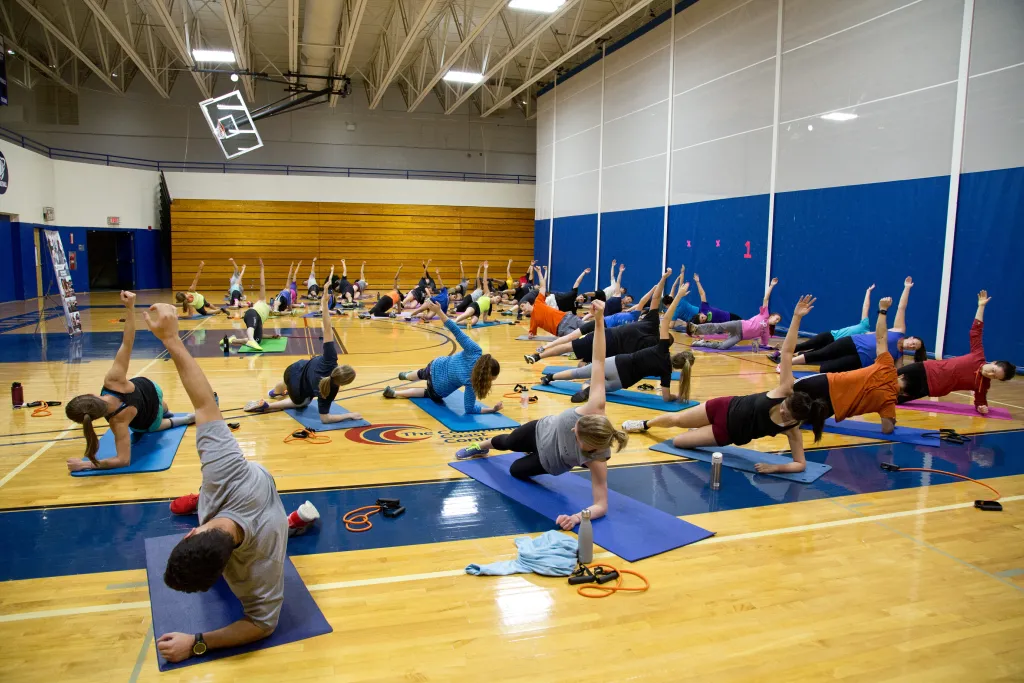 those who took the fitness class experienced the most significantly decreased levels of perceived stress