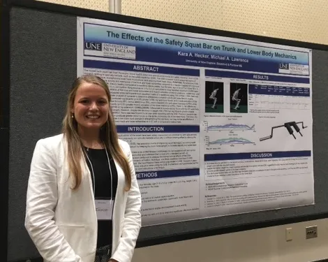 Kara Hecker received the Undergraduate Research Award