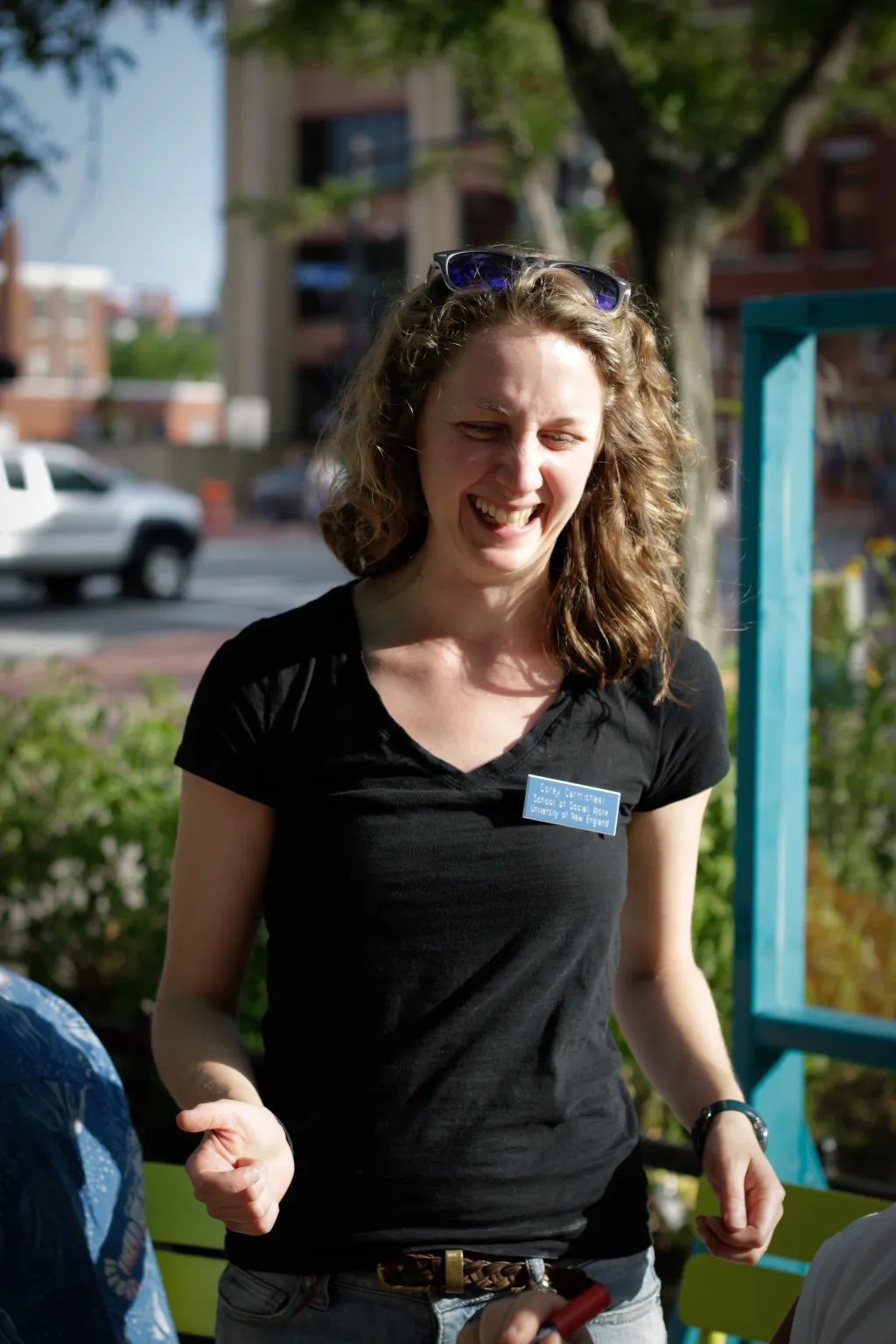 Corey Carmichael (Social Work, '19) is researching the impact of community gardening in immigrant and refugee communities