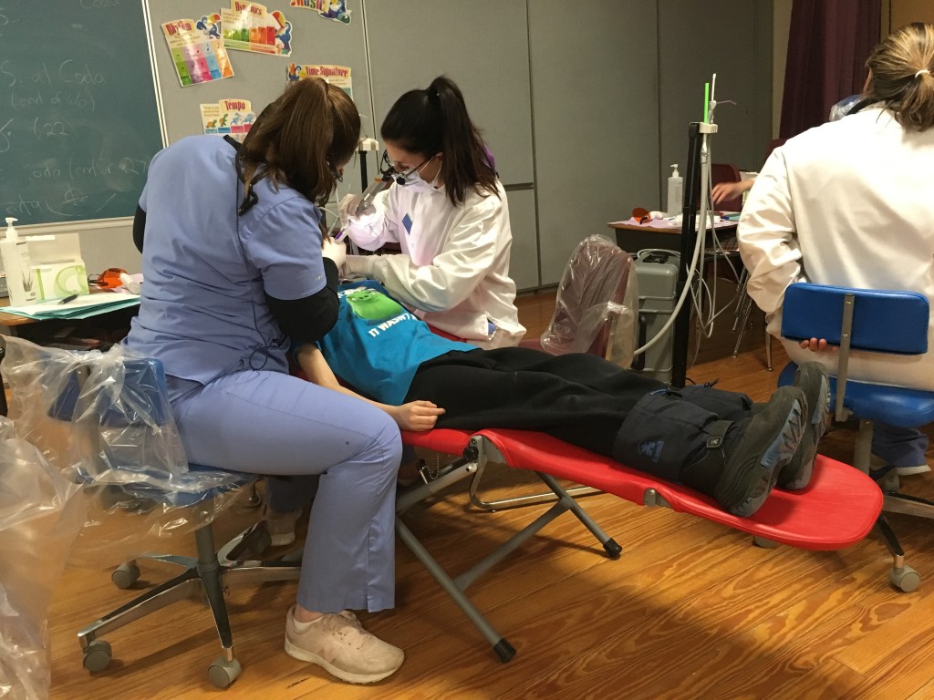 Dental Hygiene students have been providing screenings and sealants for school children in Maine's Lakes Region