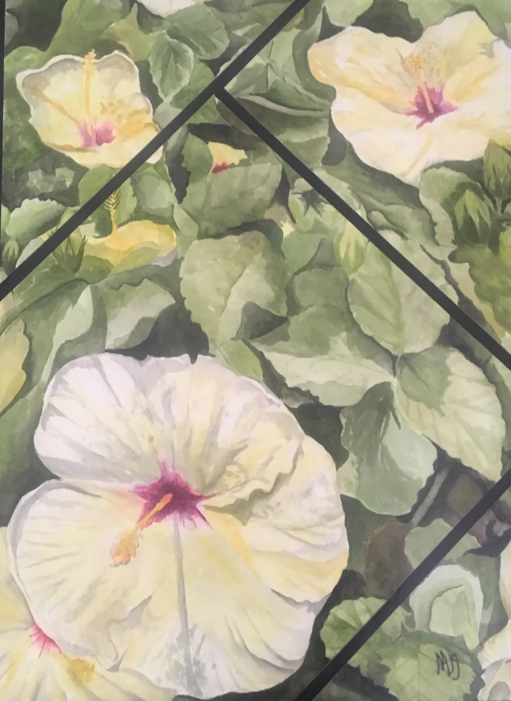 “Yellow Hibiscus” by Moe Auger