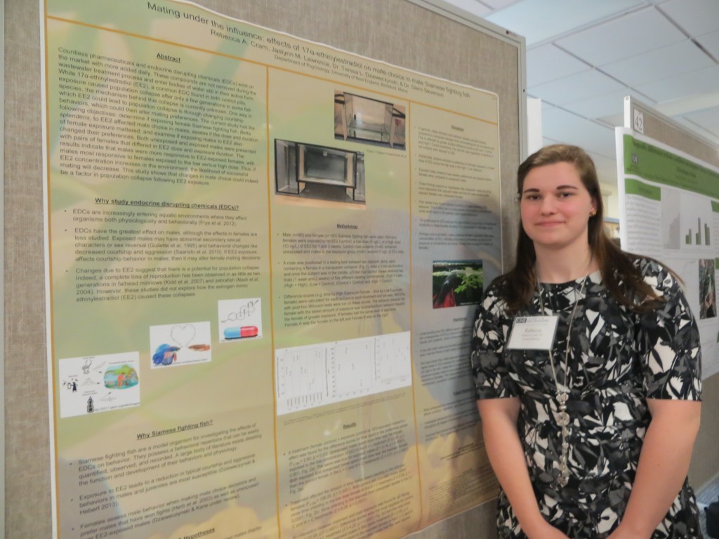Rebecca Cram B.S. '17 (Animal Behavior) is a co-author of the study