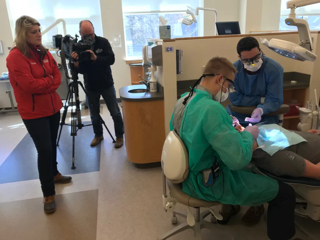 Students Zach Wullbrandt and Anthony Burgois were featured in a report on NEWSCENTER Maine