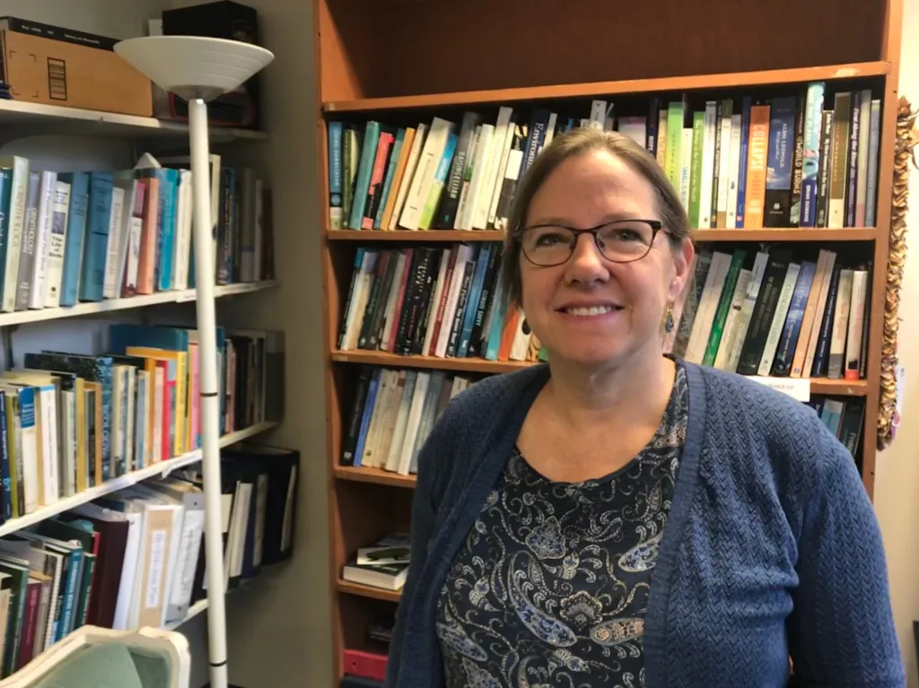 Bethany Woodworth, coordinator of the interdisciplinary minor in climate change studies