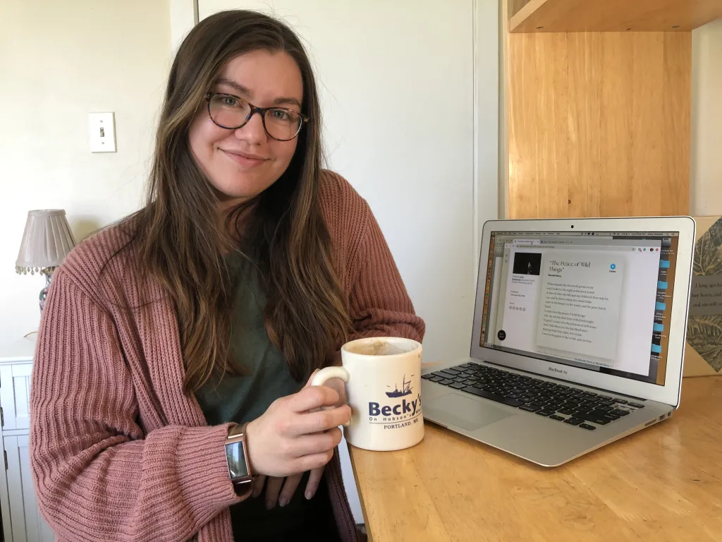 Carly Woolard, graduate student in the School of Social Work, hosted the first session