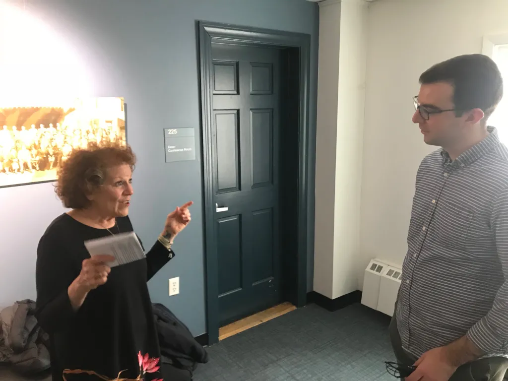 Jenifer Van Deusen chats with WMTW reporter Tyler Cadorette