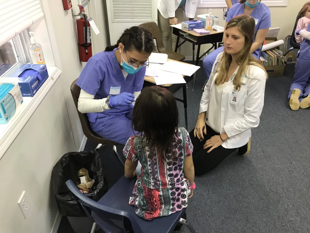 Students from several UNE health professions programs are taking part for an interprofessional approach to care