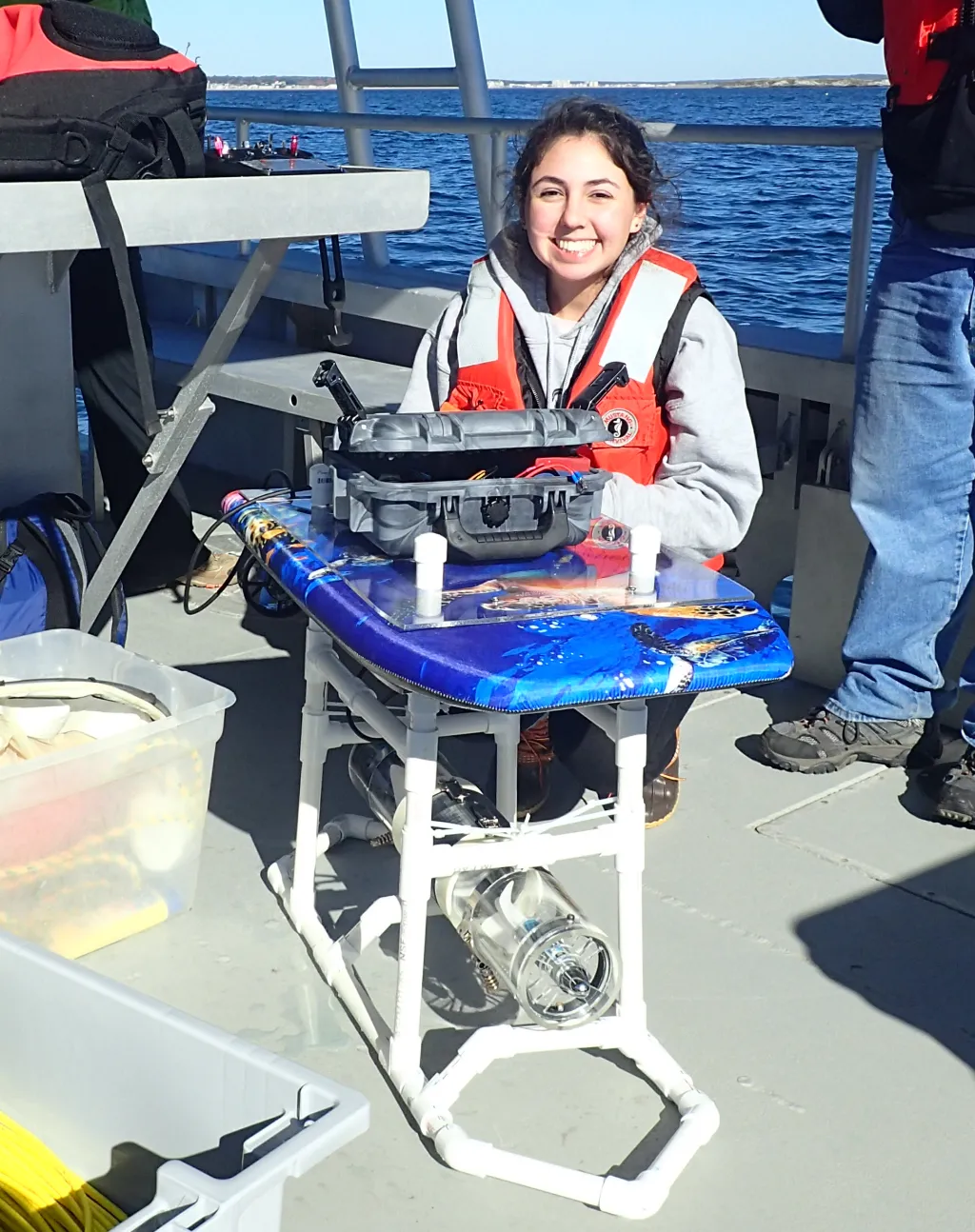 Future plans for the device include the addition of adjustable PVC pipes that will allow plankton samples to be taken at differe