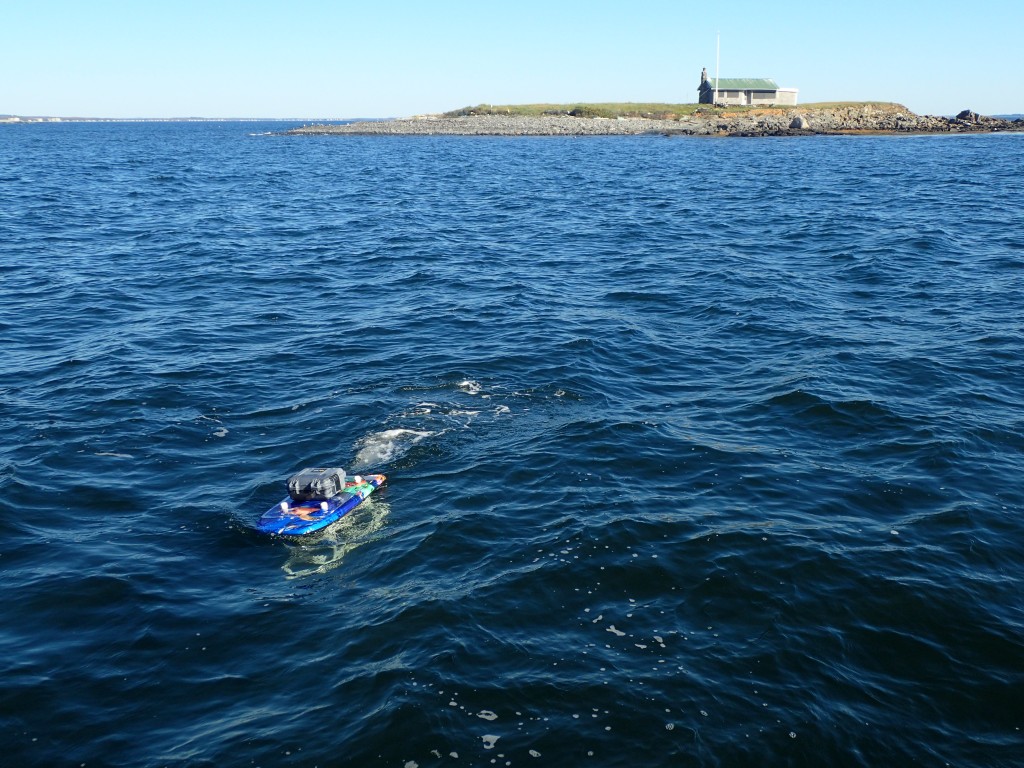 The device goes to work in the waters off of UNE's own Ram Island, acquired by the University in 2015.