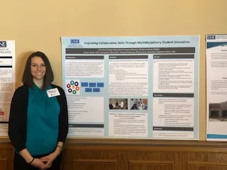 In her presentation Christina Golden discussed the collaborative skills of an inter-professional student team