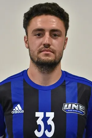Pablo is a forward on UNE's soccer team