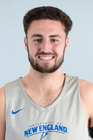 He is also a forward on the UNE basketball team