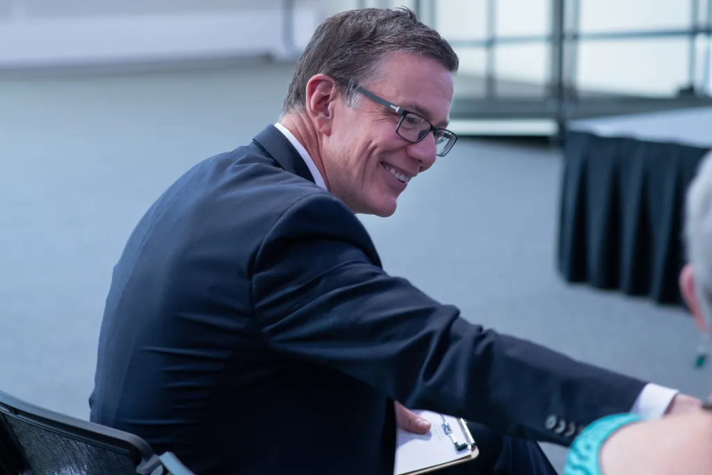 UNE President James Herbert was a guest speaker at the conference