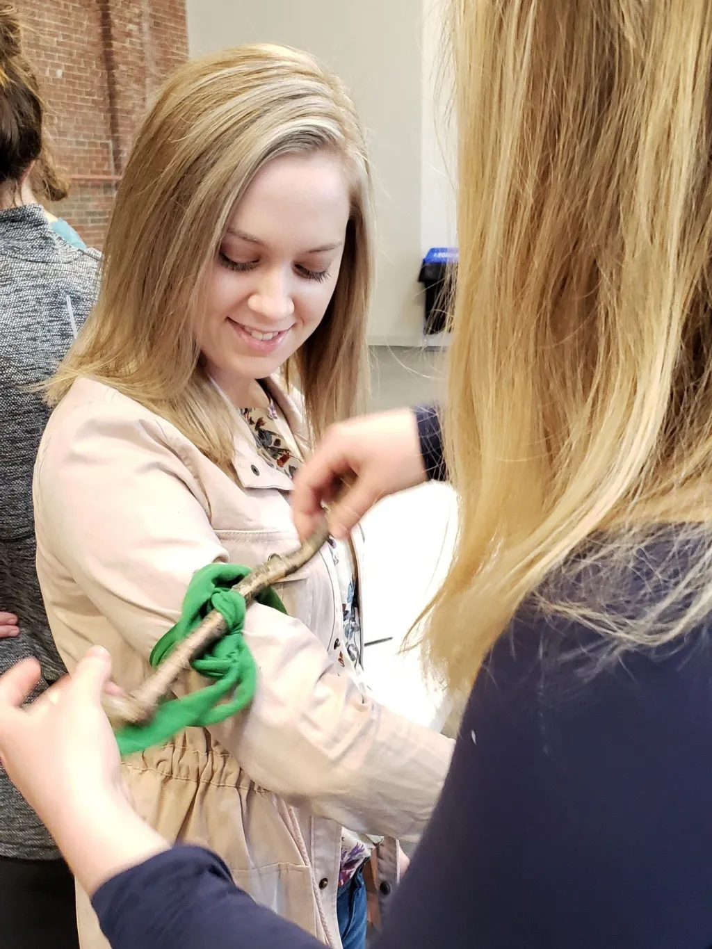 Students take part in Stop The Bleed training