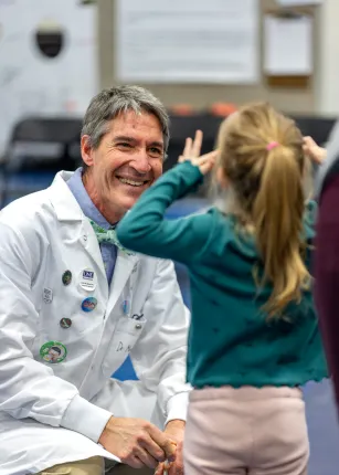 Eighth UNE Brain, Body, and Wellness Fair delights hundreds in games and lessons about the brain 