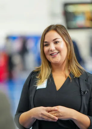 Ashley Bigda, director of Career Readiness and Workforce Development at UNE