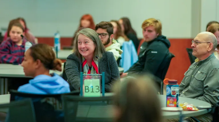 Ocean historian Helen M. Rozwadowski’s, Ph.D., explained in the Connections Lecture how history can be a powerful tool in helping to save the oceans. 