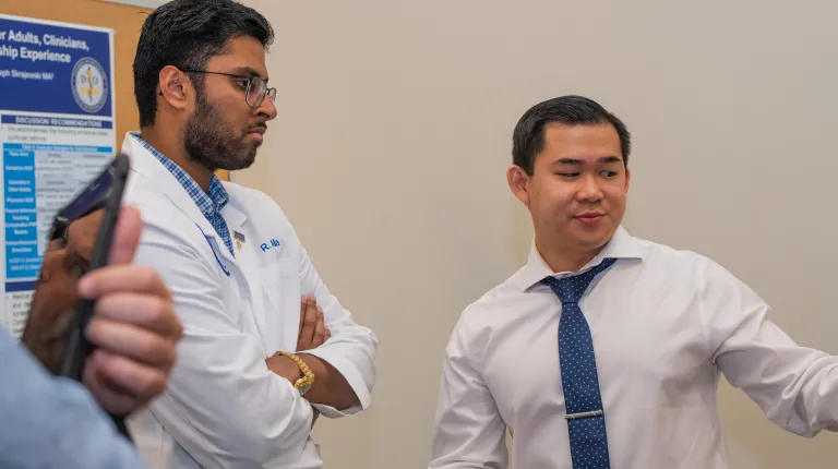 UNE medical school students participate in robust annual fall research symposium