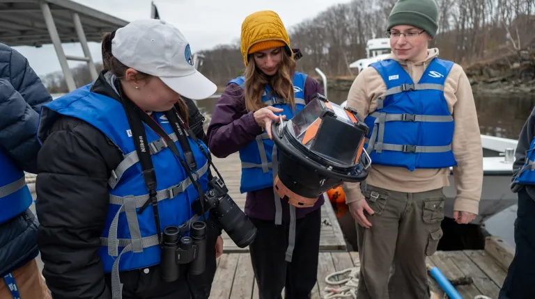 UNE students track coastal currents, aided by technology from Portland start-up