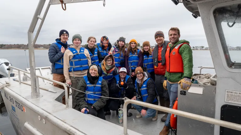 UNE students track coastal currents, aided by technology from Portland start-up