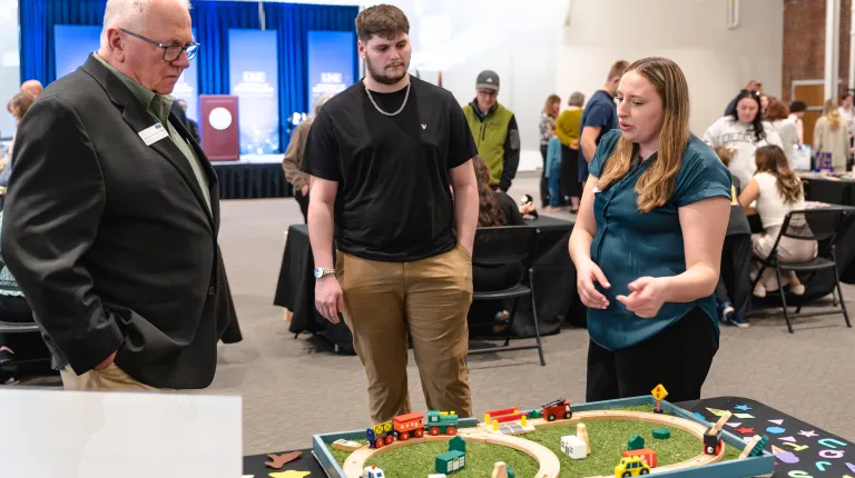 UNE occupational therapy students showcase real-world adaptive designs for children with disabilities