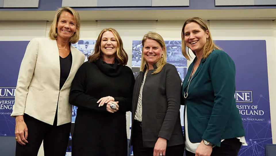 Panelists Carey, Thelin, Davis, and Ruggiero