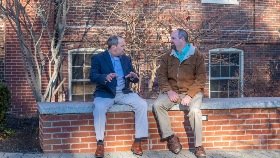 The two colleagues gave a gun-safety seminar this fall.