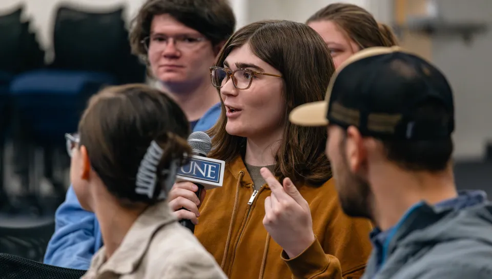UNE’s climate panel pulls together champions of interdisciplinary education
